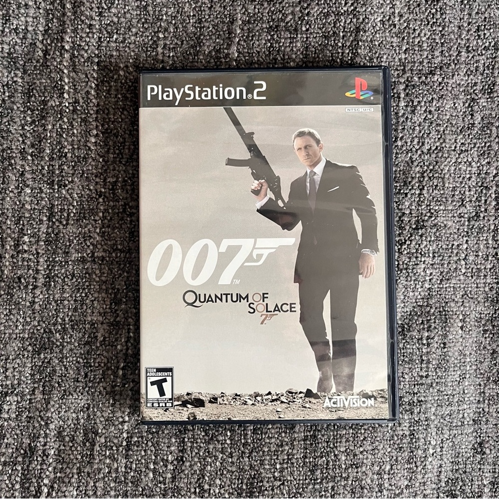 007 Quantum Of Solace Sony Playstation 2 PS2 Game Complete